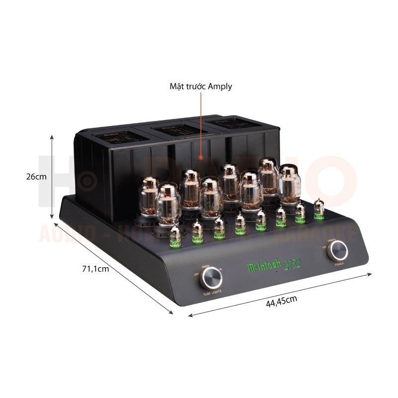 Chú thích Power Amply McIntosh MC2152