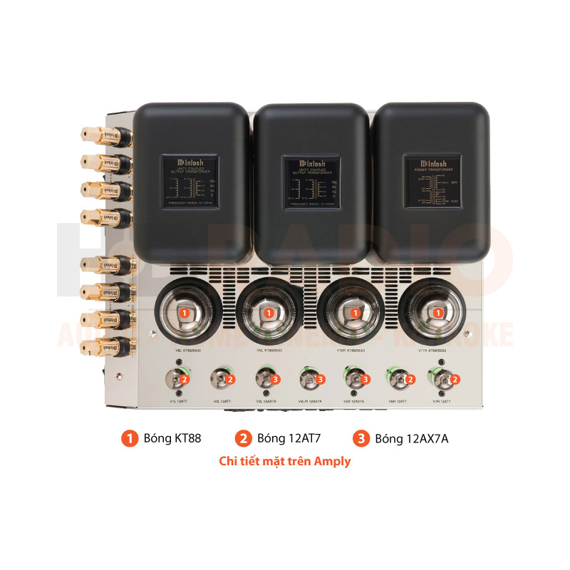 Chú thích Power Amply McIntosh MC275 VI