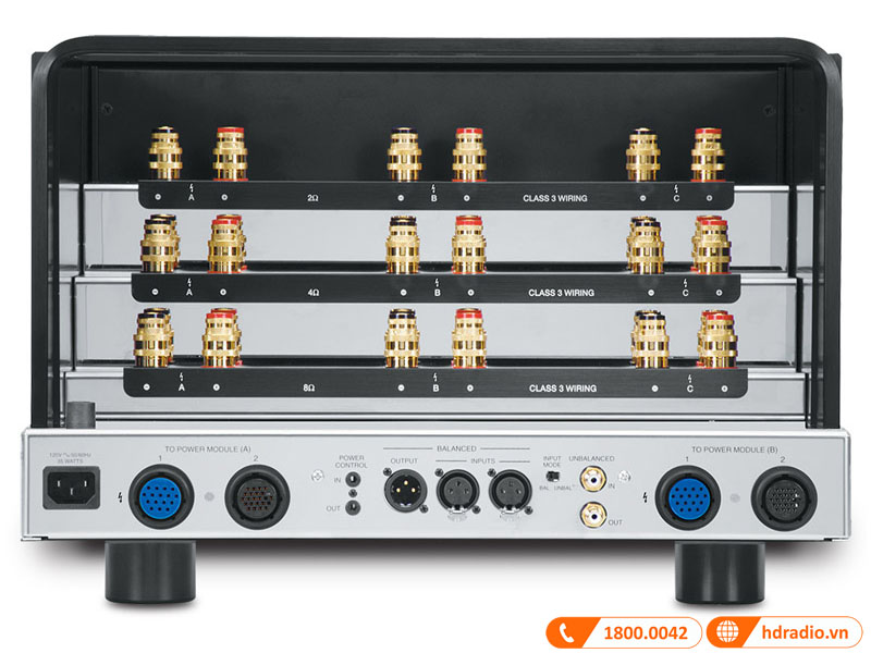 mặt sau của module đầu ra