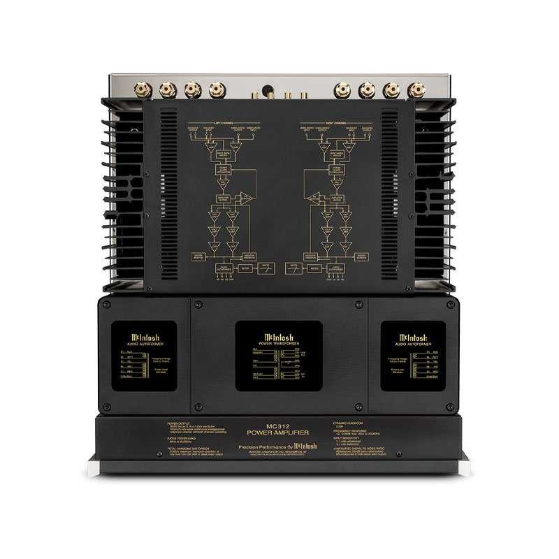 Power Amply McIntosh MC312, 2 Kênh, 300W/CH-5