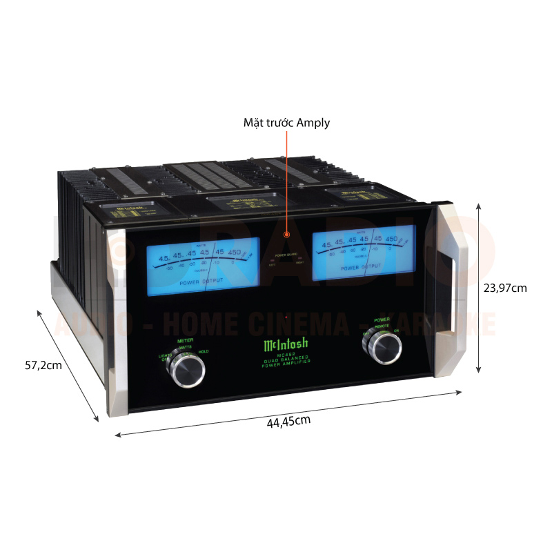 Chú thích Power Amply McIntosh MC462