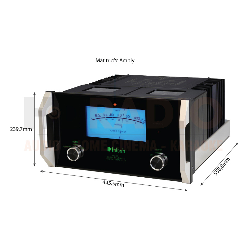 Chú thích Mono Power McIntosh MC611