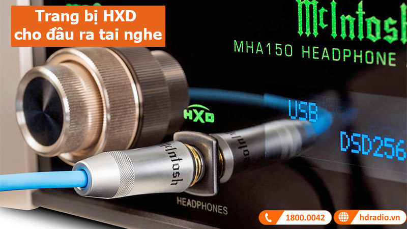 Headphone amply McIntosh MHA150 trang bị HXD