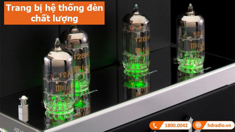 Headphone amply McIntosh MHA200 hệ thống đèn chất lượng