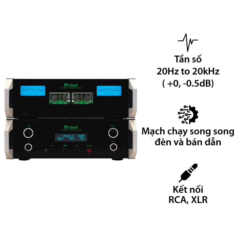 Pre amply đèn McIntosh C12000 C+ST