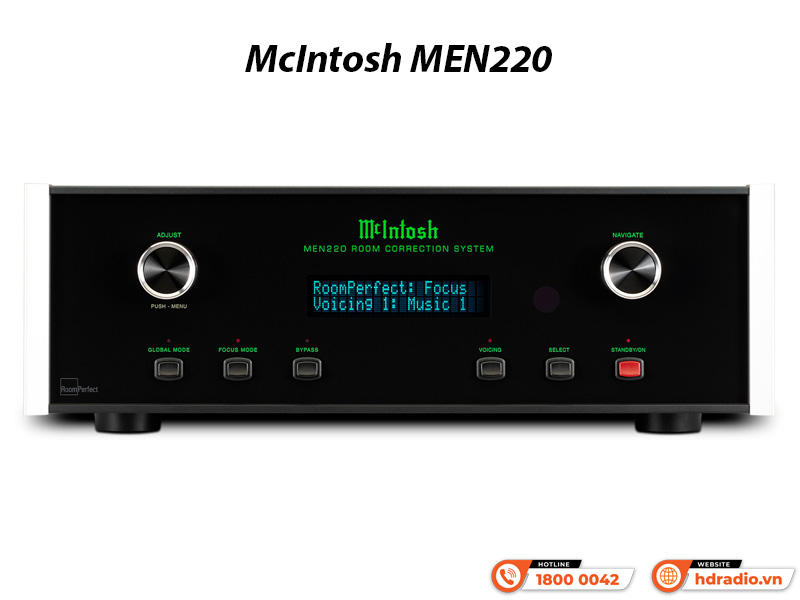 Hệ thống cân chỉnh phòng nghe McIntosh MEN220