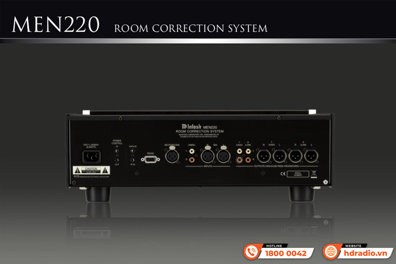 Hệ thống cân chỉnh phòng nghe McIntosh MEN220