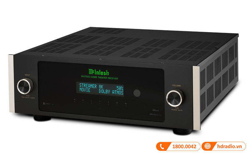 Amply McIntosh MHT300 (7.2 kênh, 150W/CH, Optical, Coaxial, HDMI, USB)-2