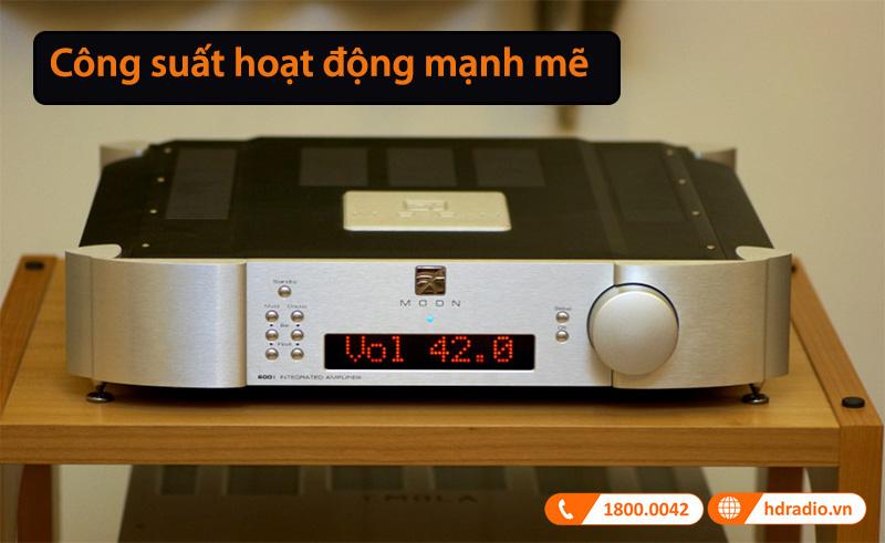 công suất hoạt động mạnh mẽ