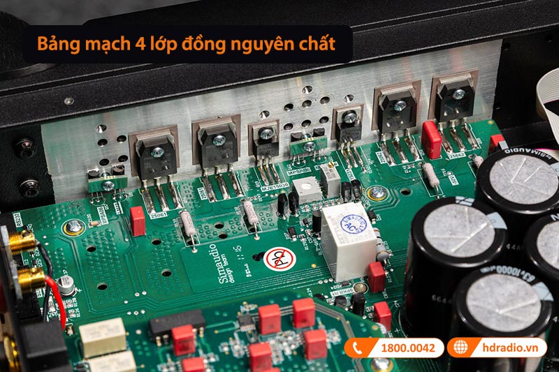 mạch cấu tạo bởi 4 lớp đồng nguyên chất