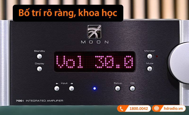 Bố trí rõ ràng, khoa học