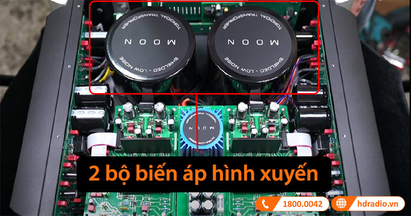 sử dụng 2 bộ biến áp