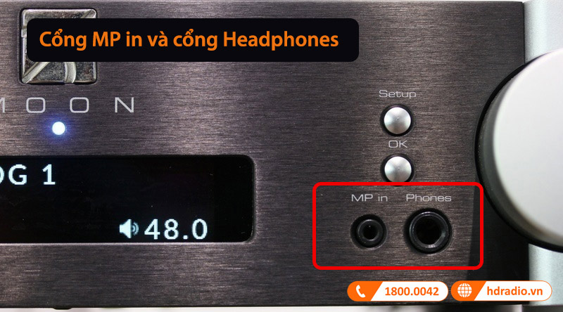 2 cổng kết nối bao gồm tai nghe