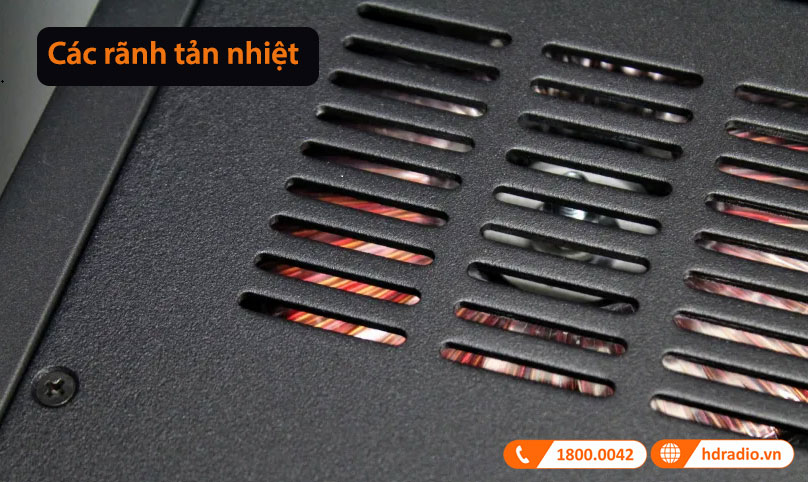 các rãnh tản nhiệt