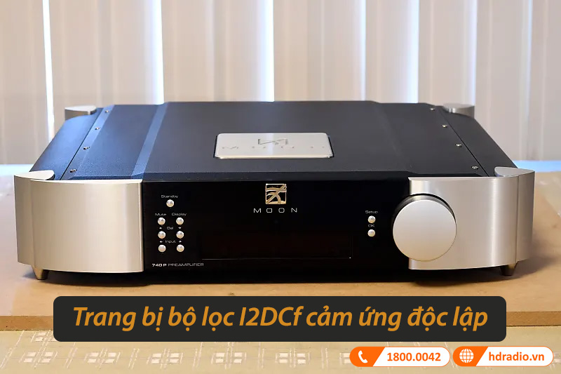 Công nghệ bộ lọc I2DCf Pre Amply Moon 740P