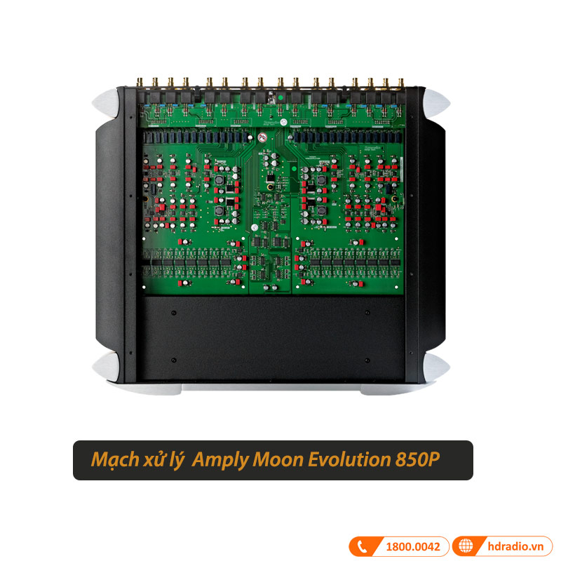 mạch xử lý của Pre Amply Moon Evolution 850P