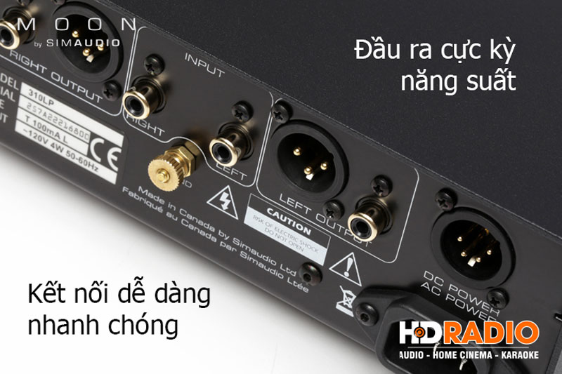 Ket noi Phono Preamp Moon 310LP