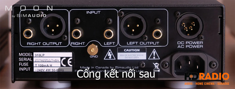 Ket noi Phono Preamply Moon 310LP