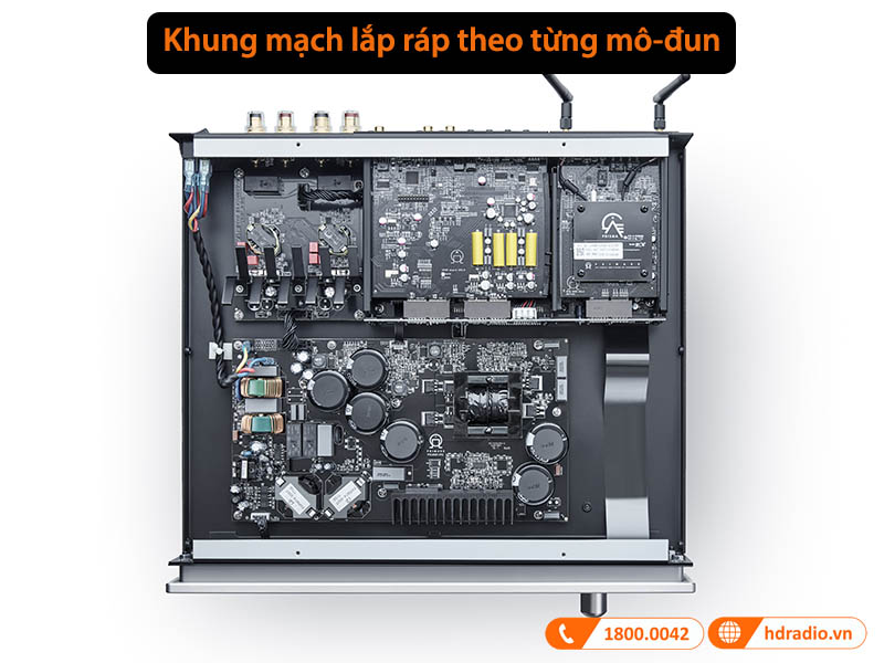 lắp đặt theo cấu trúc từng mô-đun