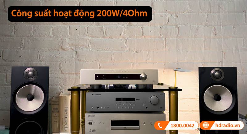 công suất hoạt động mạnh mẽ