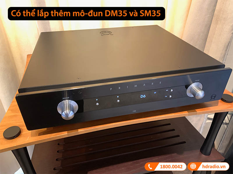 có thể sử dụng thêm mô-đun DM35 và SM35