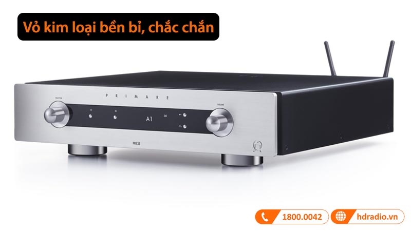 vỏ kim loại chắc chắn