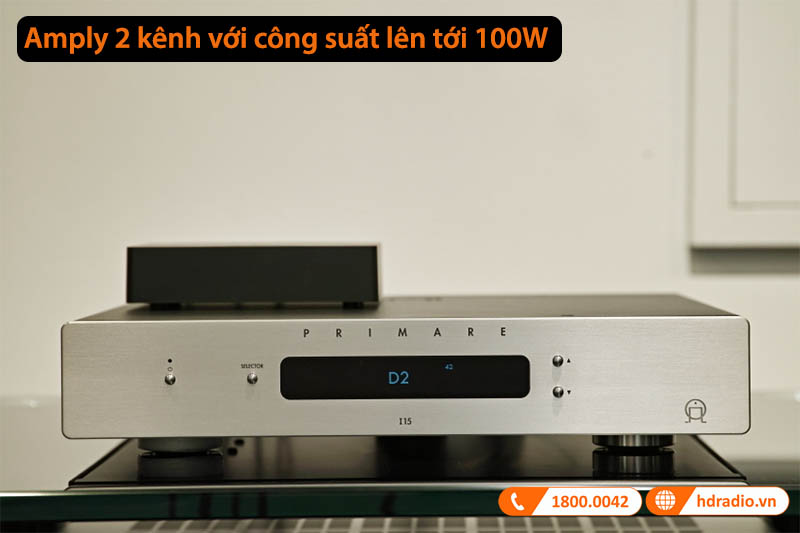 công suất lên đến 100W
