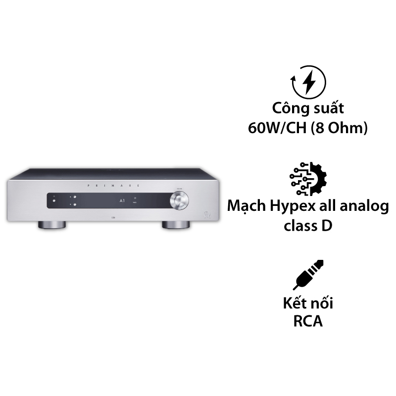 Amply Primare I15, 2 Kênh, 100W/CH (4Ohm)