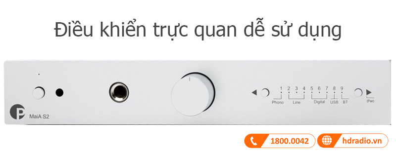 Dieu khien Amply Pro-Ject MaiA S2