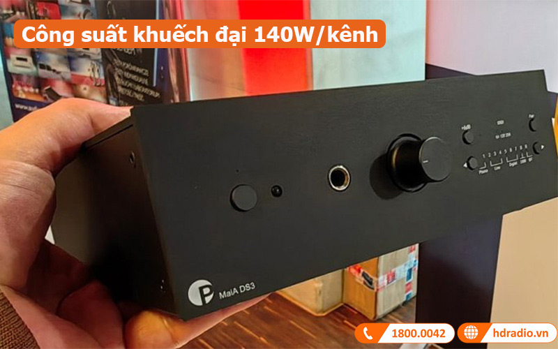 Amply Pro-Ject MaiA DS3 công suất khuếch đại 140W/kênh Amply Pro-Ject MaiA DS3 công suất khuếch đại 140W/kênh