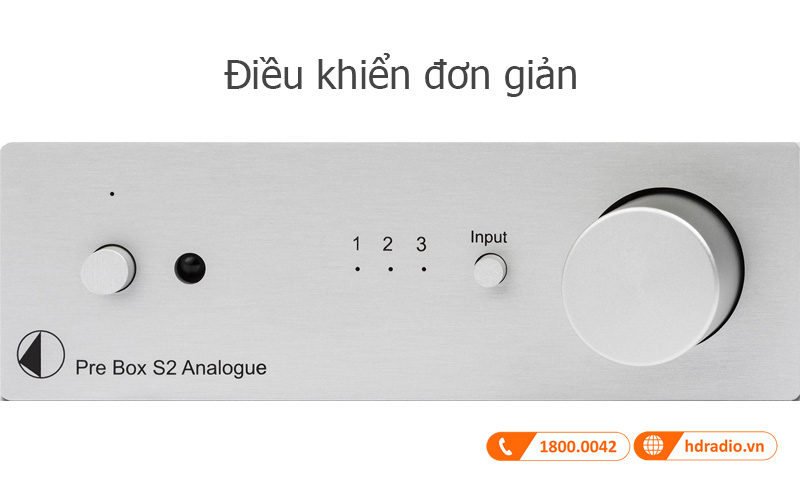 Dieu khien Pro-Ject Pre Box S2 Analogue