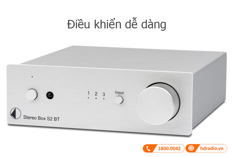 Dieu khien Amply Pro-Ject Stereo Box S2 BT