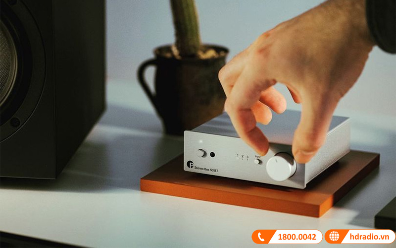 Amply Pro-Ject Stereo Box S3 BT điều chỉnh trực tiếp