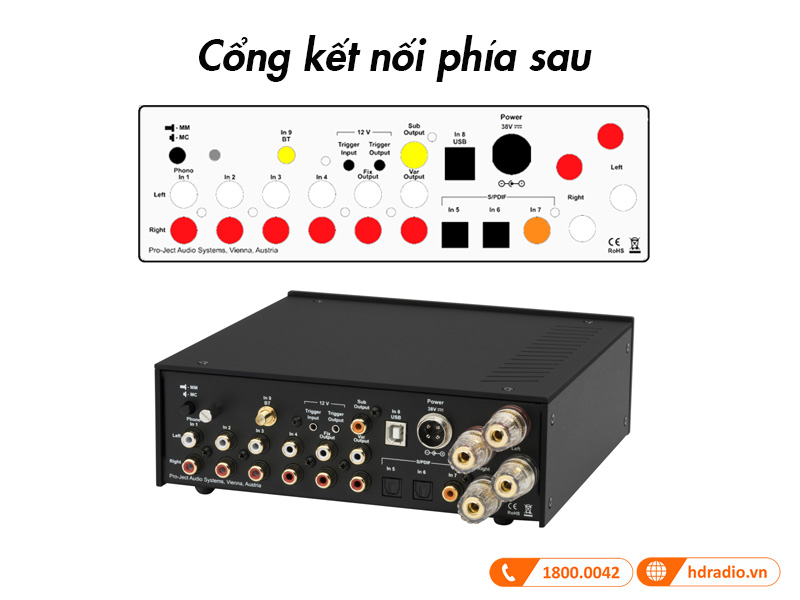 Ket noi Amply Pro-Ject MaiA DS2