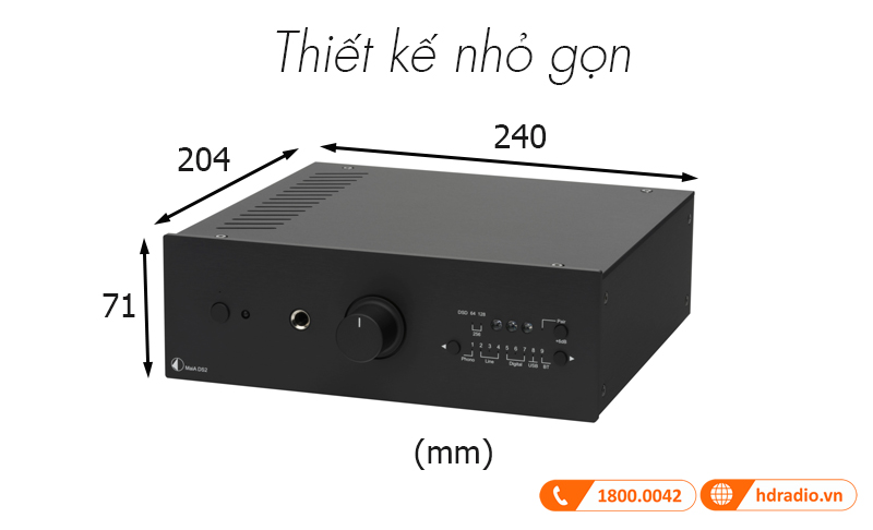 Thiet ke Amply Pro-Ject MaiA DS2