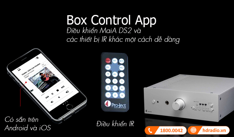 Dieu khien Amply Pro-Ject MaiA DS2