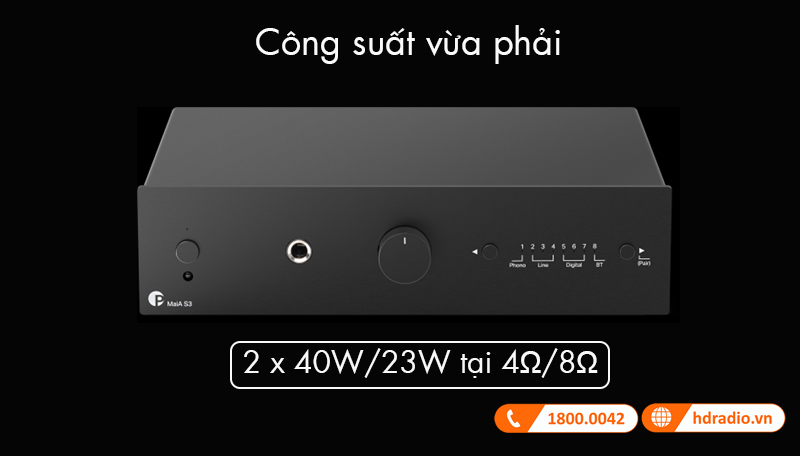 Cong suat Amply Pro-Ject MaiA S3