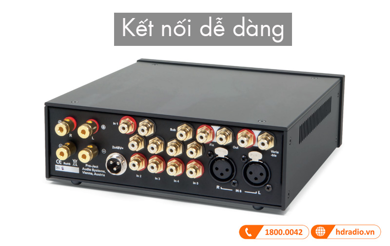 Ket noi  Amply Pro-Ject Stereo Box RS