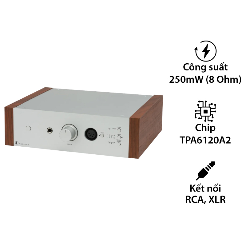 Headphone Amply Pro-Ject Head Box DS2 B