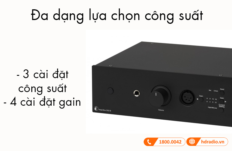 Cong suat Pro-Ject Head Box DS2 B