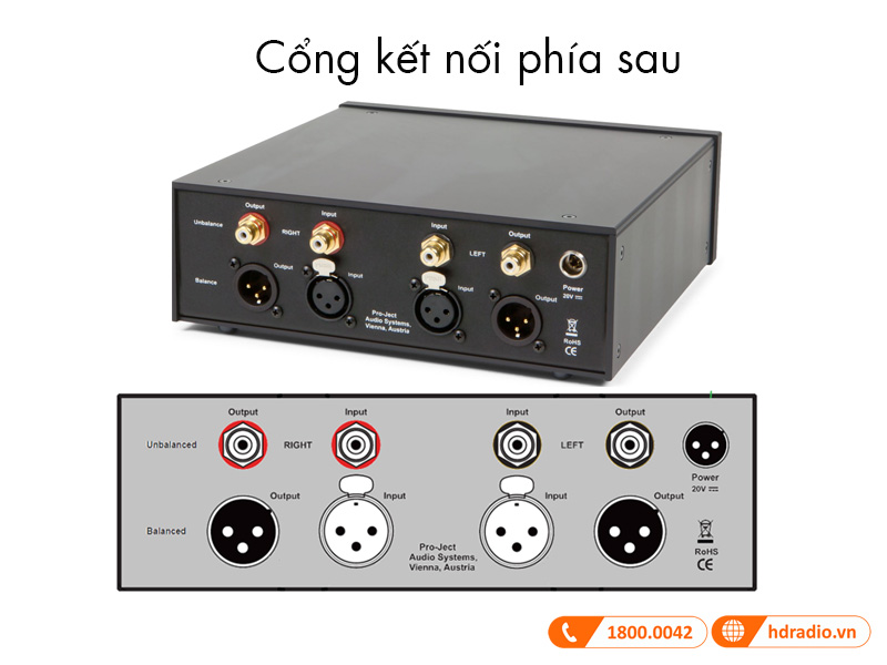 Phia sau Pro-Ject Head Box RS