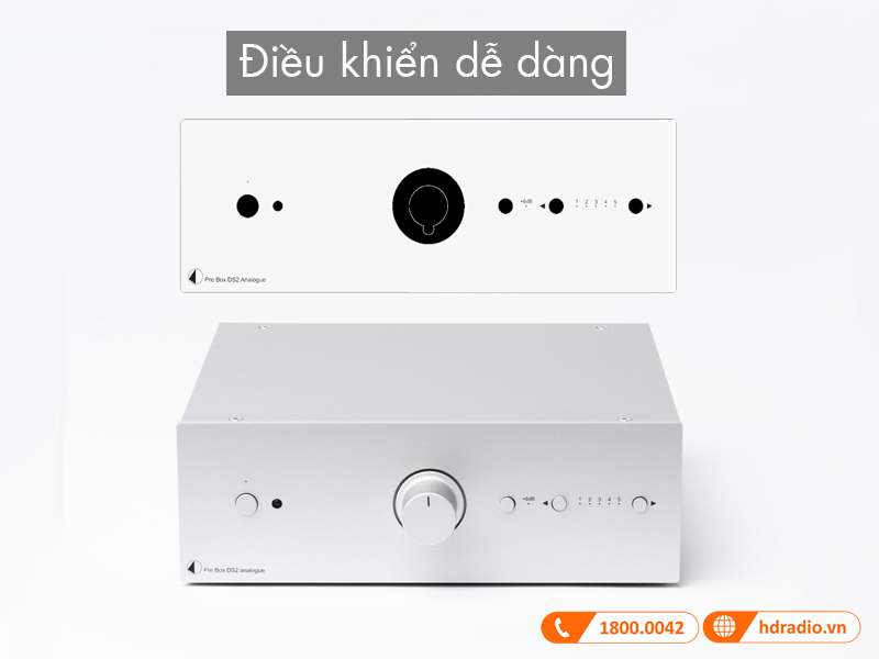 Dieu khien Pro-Ject Pre Box DS2 Analogue