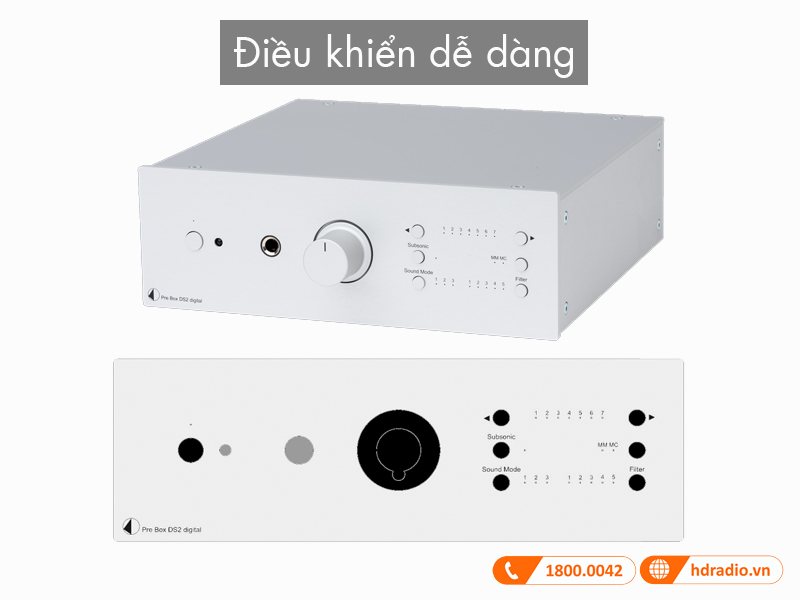 Dieu khien Pro-Ject Pre Box DS2 Digital