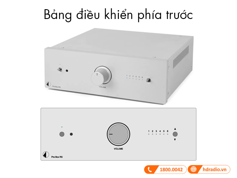 Dieu khien Pre Amply Pro-Ject Pre Box RS
