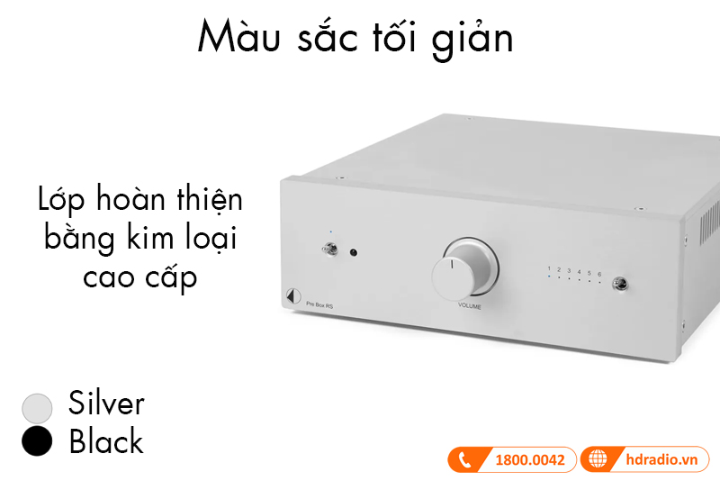 Mau sac Pre Amply Pro-Ject Pre Box RS