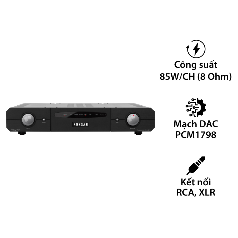 Amply Roksan M2, 85W/CH (8 Ohm)