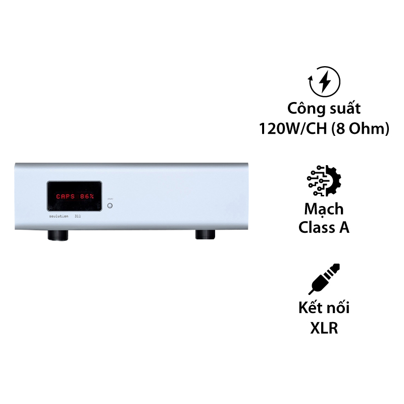Amply Soulution 311, 120W/CH (8 Ohm)