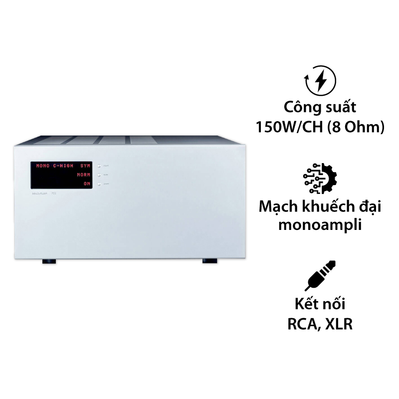 Amply Soulution 701, 600W/CH (8 Ohm)
