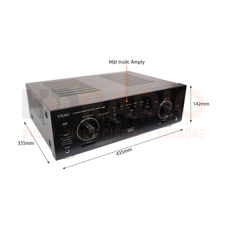 Chú thích Amply TEAC A-R650MKII