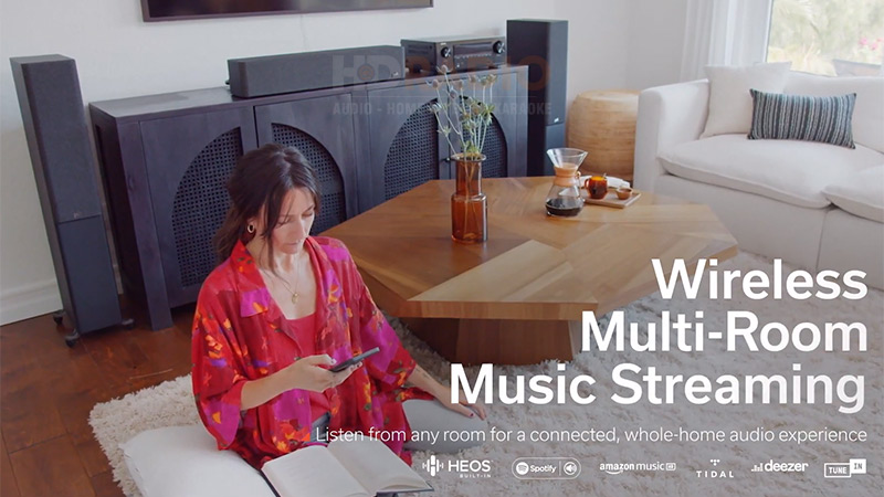 amply Denon AVR-X1700H có kết nối đa phòng